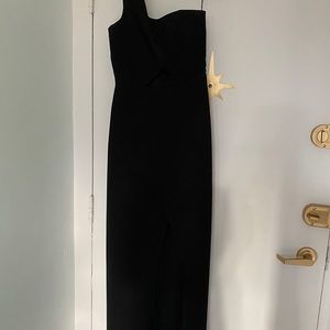 BCBG Maxazria One Shoulder Gown
